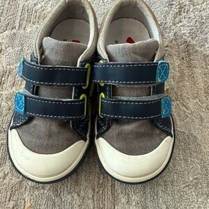 See Kai Run Navy and Gray Kids Sneakers